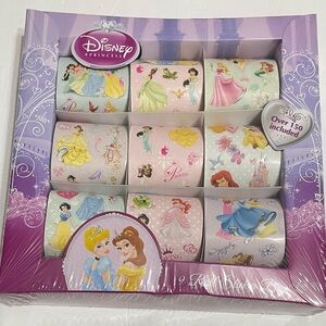 Disney Princess, 9 Sticker Rolls, Over 150 Included,New